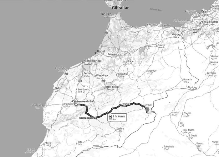 Excursion 2 jours au désert au départ de Marrakech